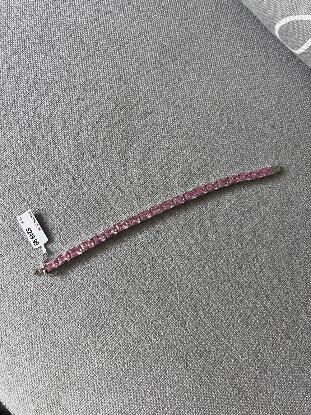 Pink Crystal Tennis Bracelet - Women Jewelry